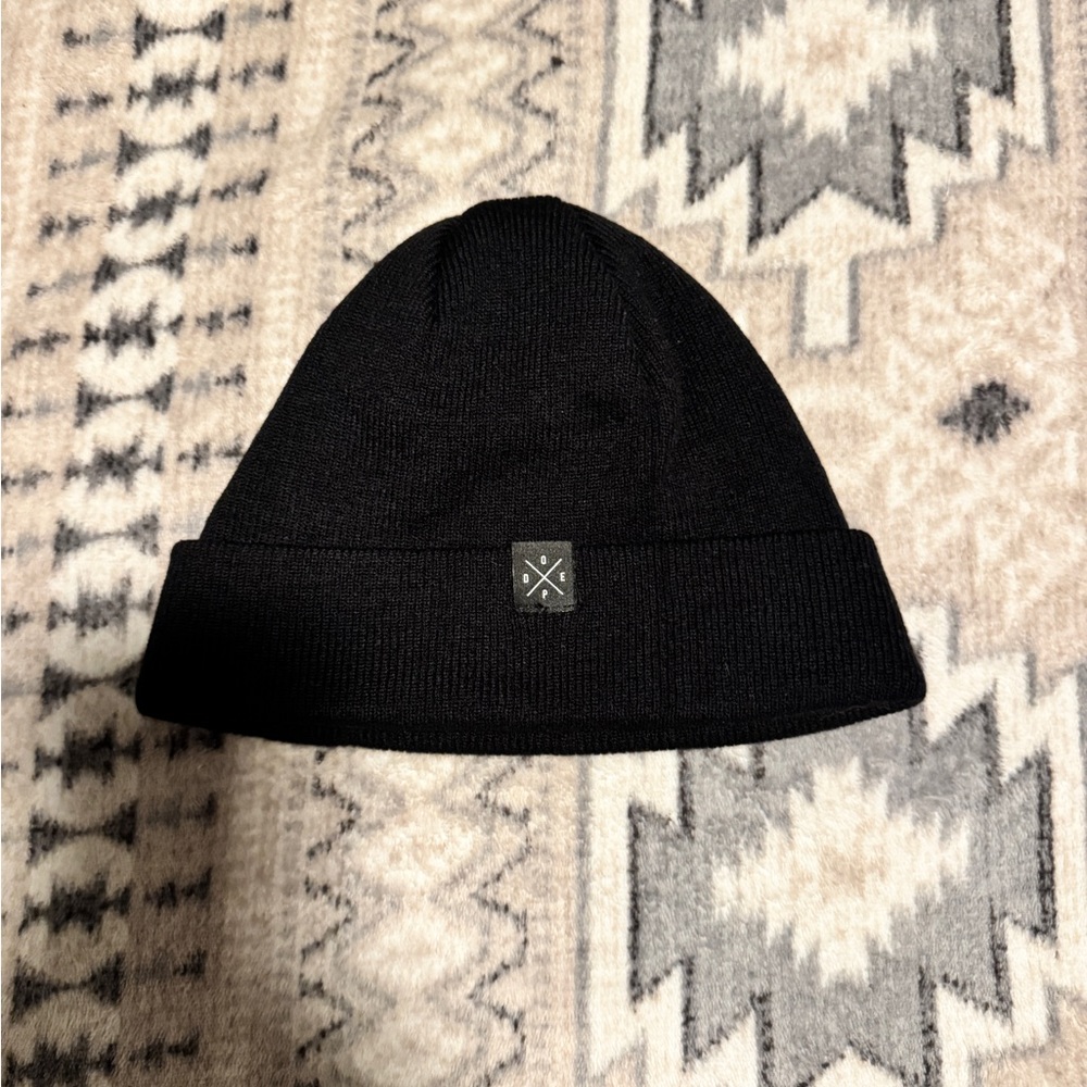 DOPE Classic Black Knit Beanie
